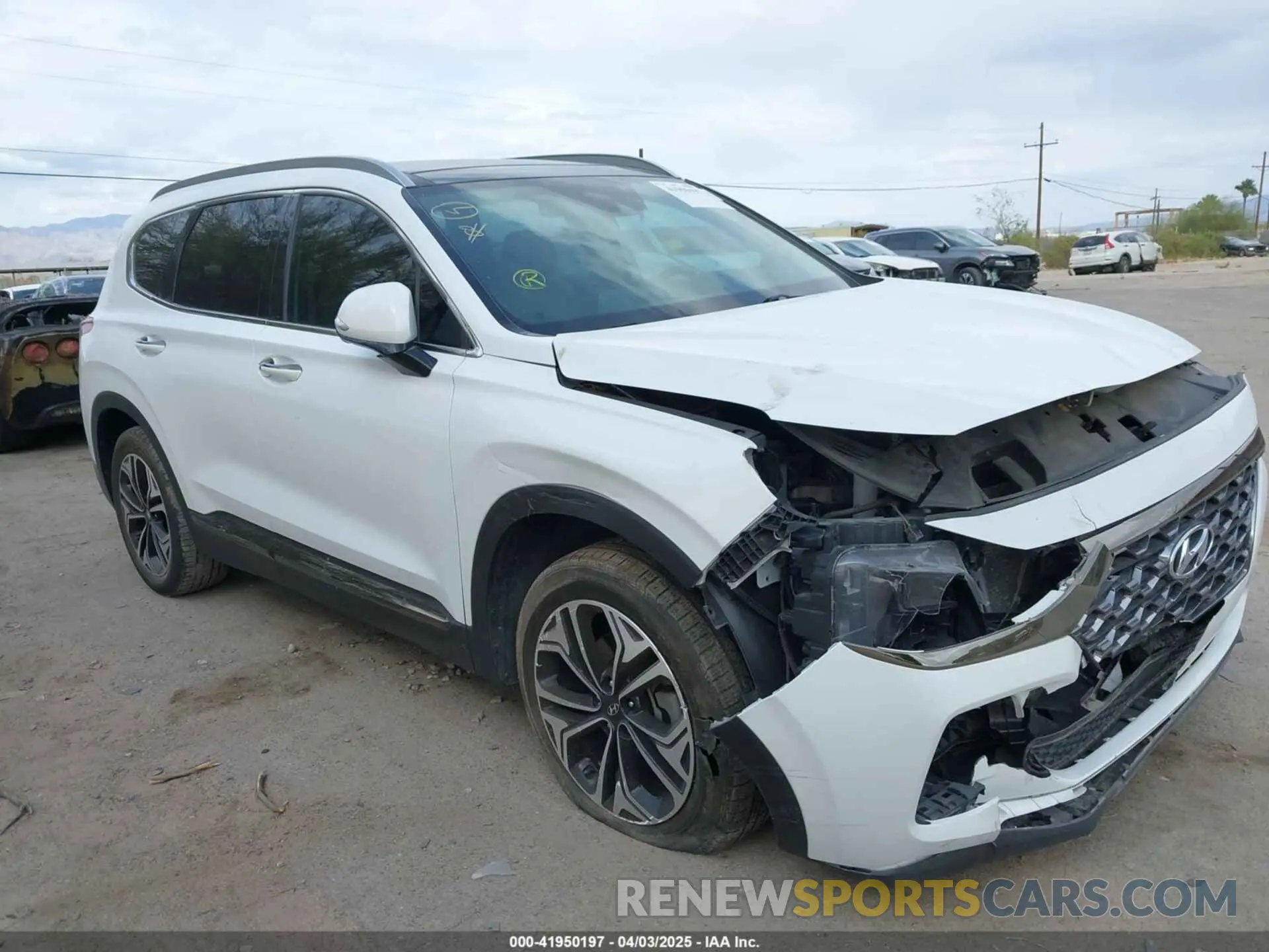 6 Photograph of a damaged car 5NMS53AA7LH289014 HYUNDAI SANTA FE 2020