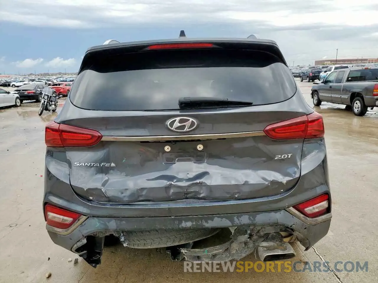 6 Photograph of a damaged car 5NMS53AAXLH225145 HYUNDAI SANTA FE 2020