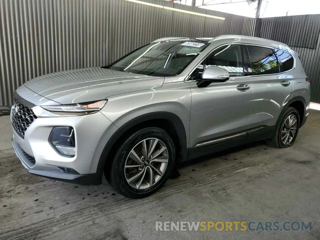 1 Photograph of a damaged car 5NMS53AD1LH289164 HYUNDAI SANTA FE 2020