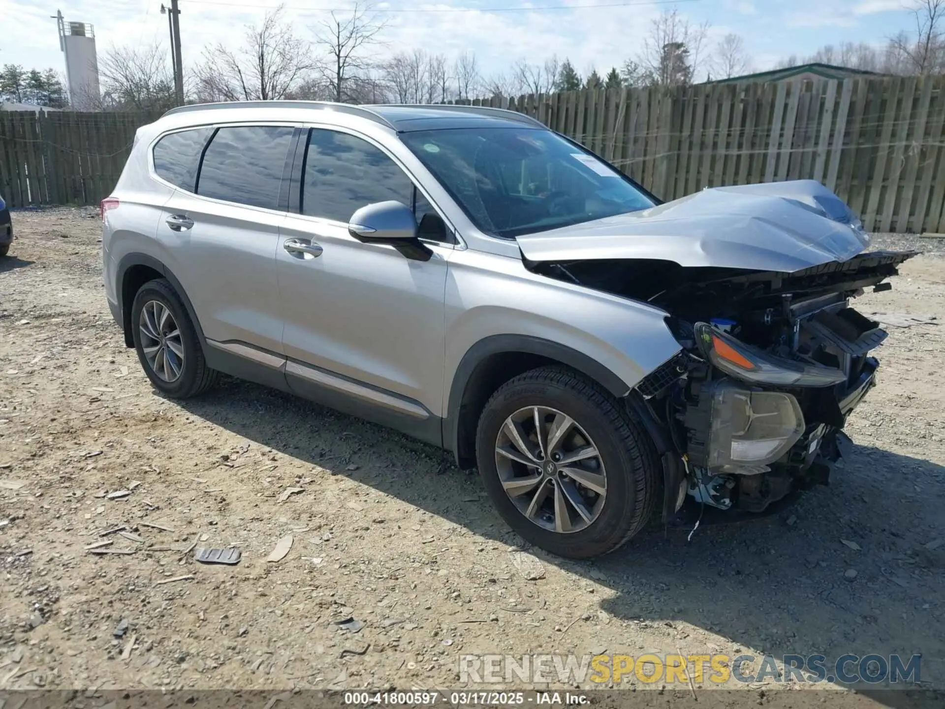 1 Photograph of a damaged car 5NMS53AD2LH188845 HYUNDAI SANTA FE 2020