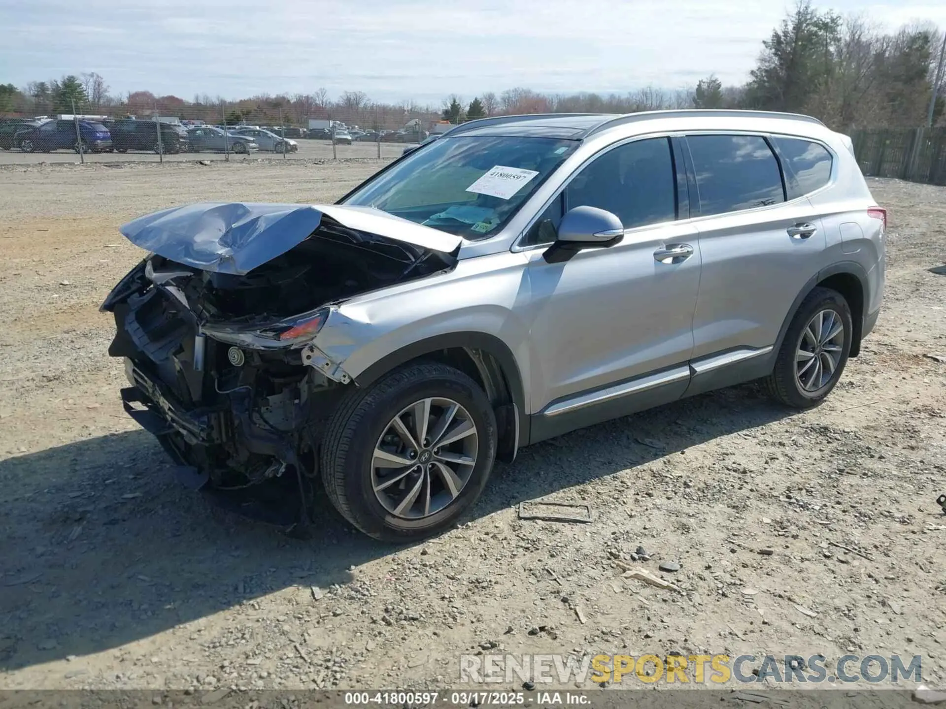 2 Photograph of a damaged car 5NMS53AD2LH188845 HYUNDAI SANTA FE 2020