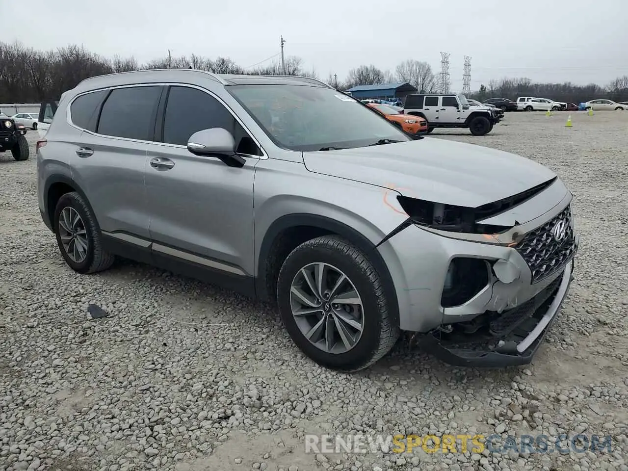 4 Photograph of a damaged car 5NMS53AD2LH265729 HYUNDAI SANTA FE 2020