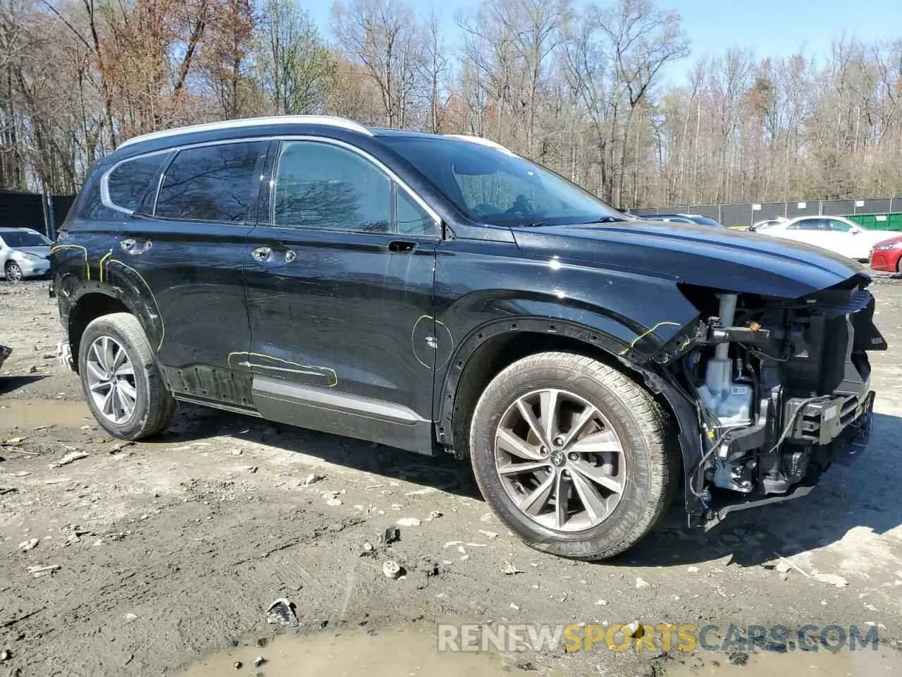 4 Photograph of a damaged car 5NMS53AD2LH282787 HYUNDAI SANTA FE 2020