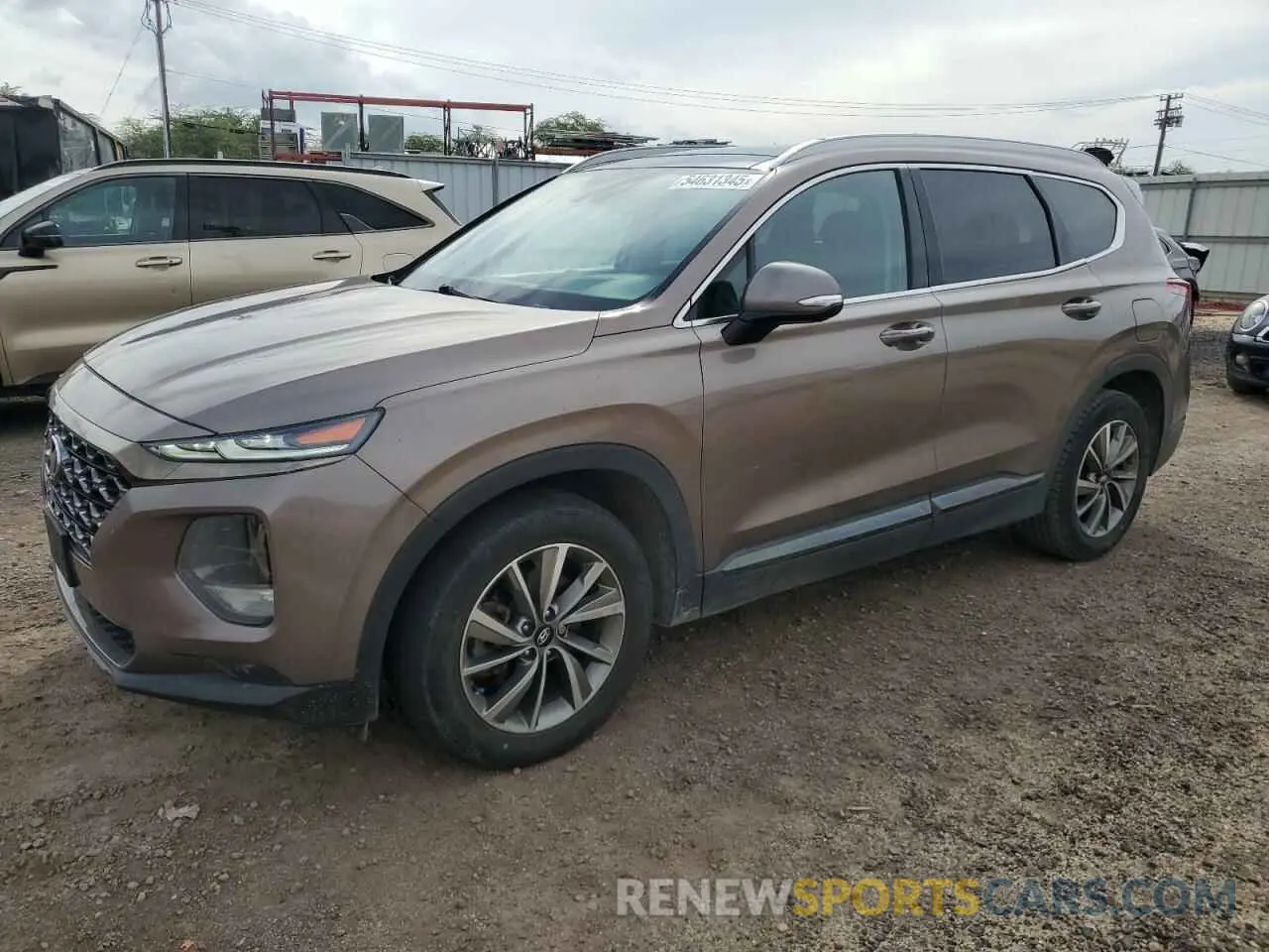 1 Photograph of a damaged car 5NMS53AD3LH271720 HYUNDAI SANTA FE 2020