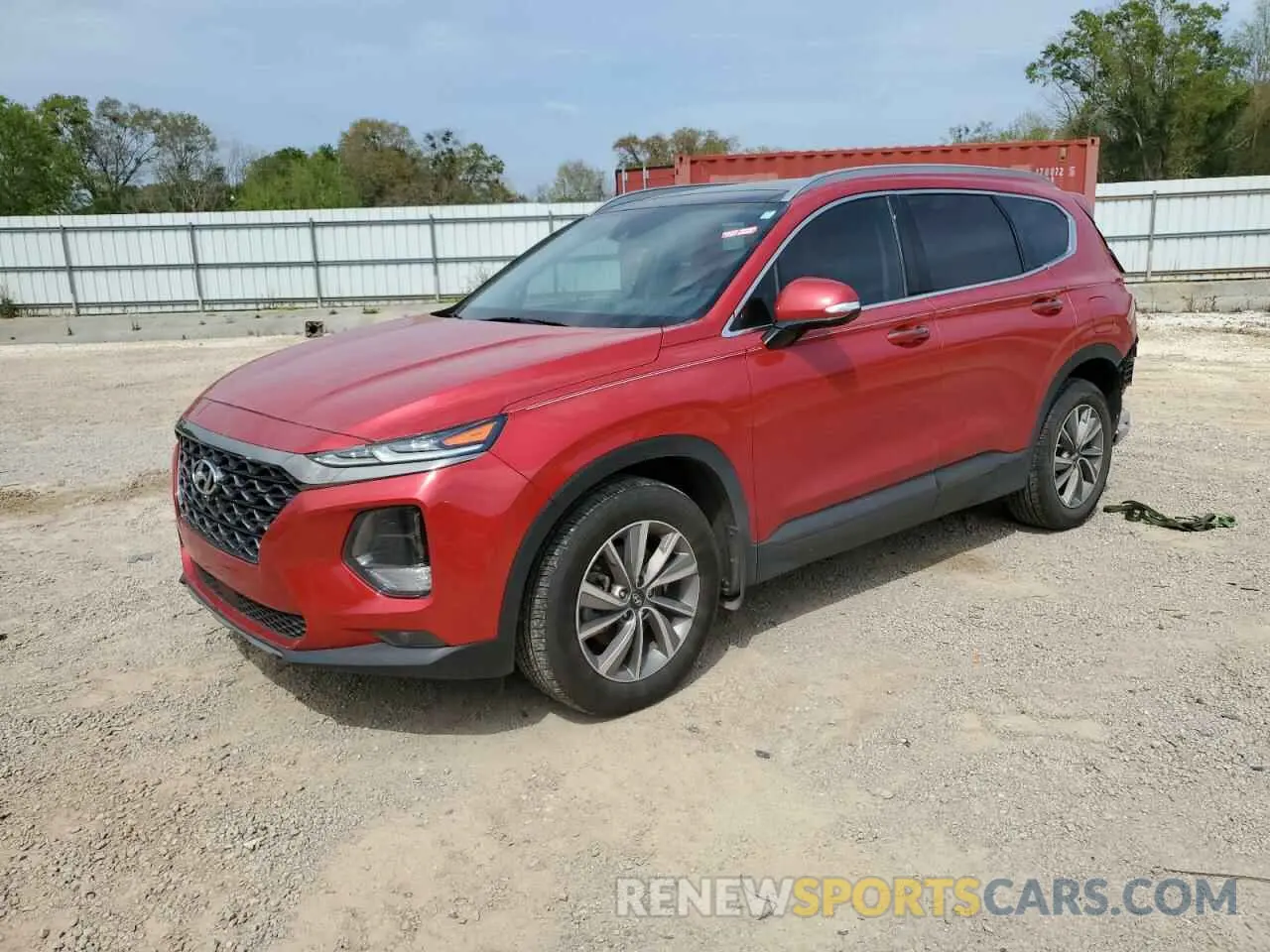 1 Photograph of a damaged car 5NMS53AD3LH279185 HYUNDAI SANTA FE 2020