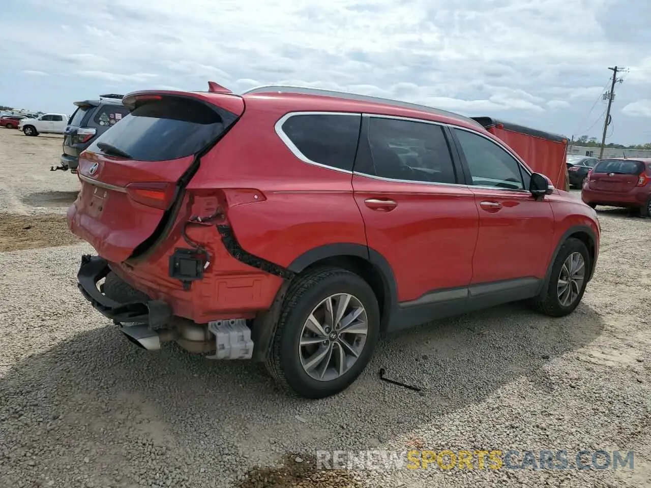 3 Photograph of a damaged car 5NMS53AD3LH279185 HYUNDAI SANTA FE 2020