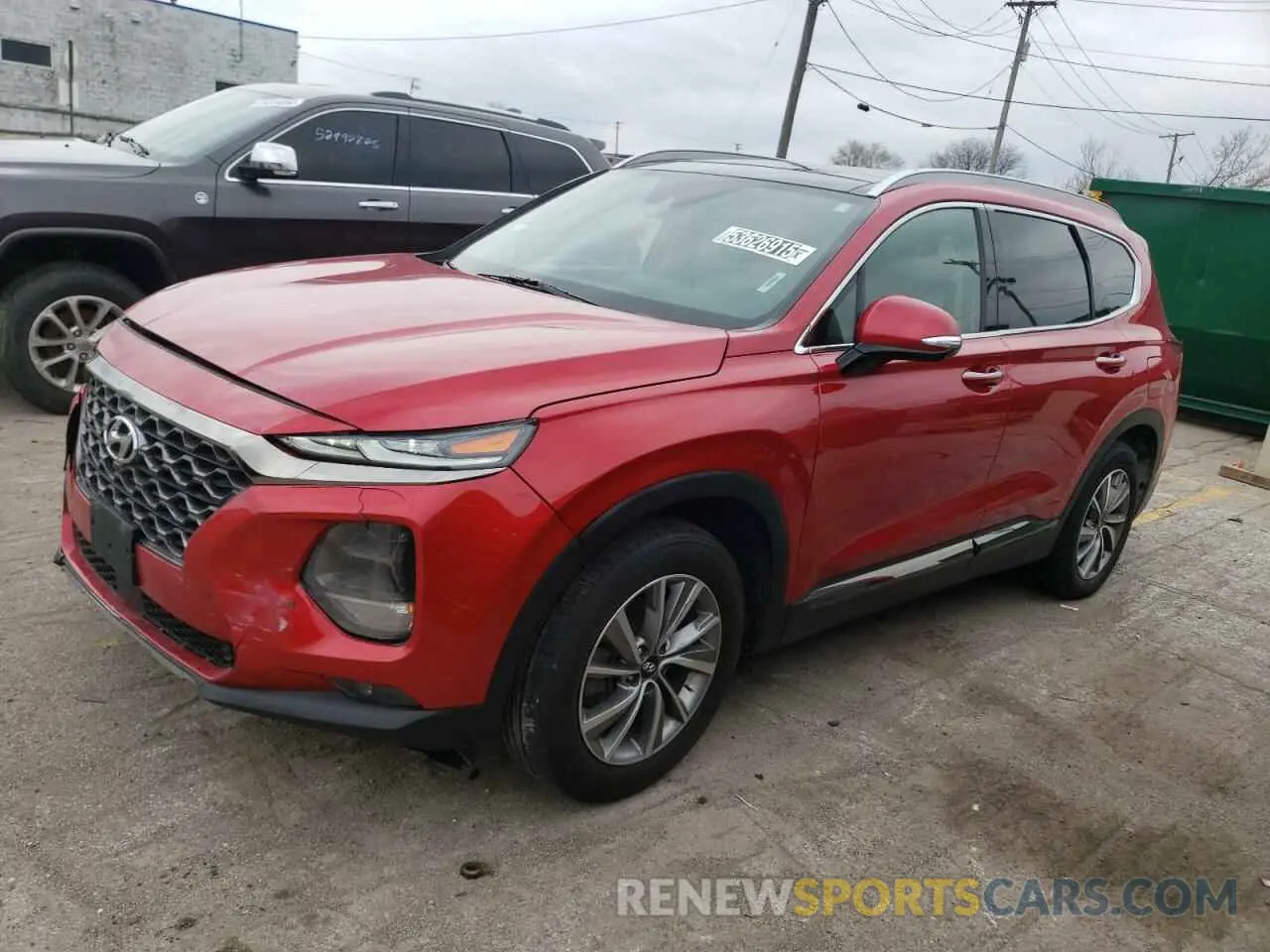 1 Photograph of a damaged car 5NMS53AD4LH250830 HYUNDAI SANTA FE 2020