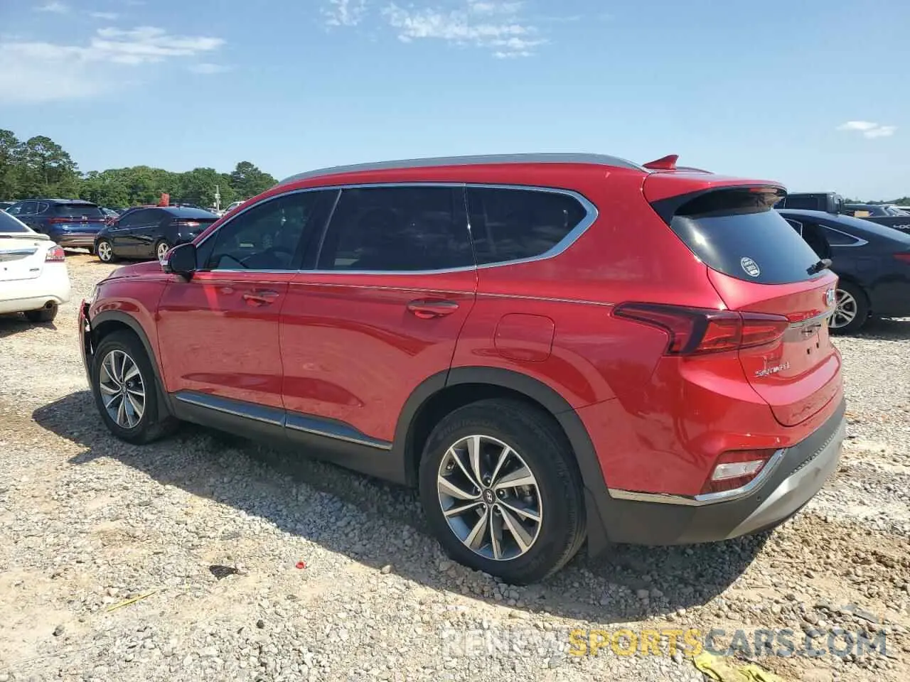 2 Photograph of a damaged car 5NMS53AD5LH225323 HYUNDAI SANTA FE 2020