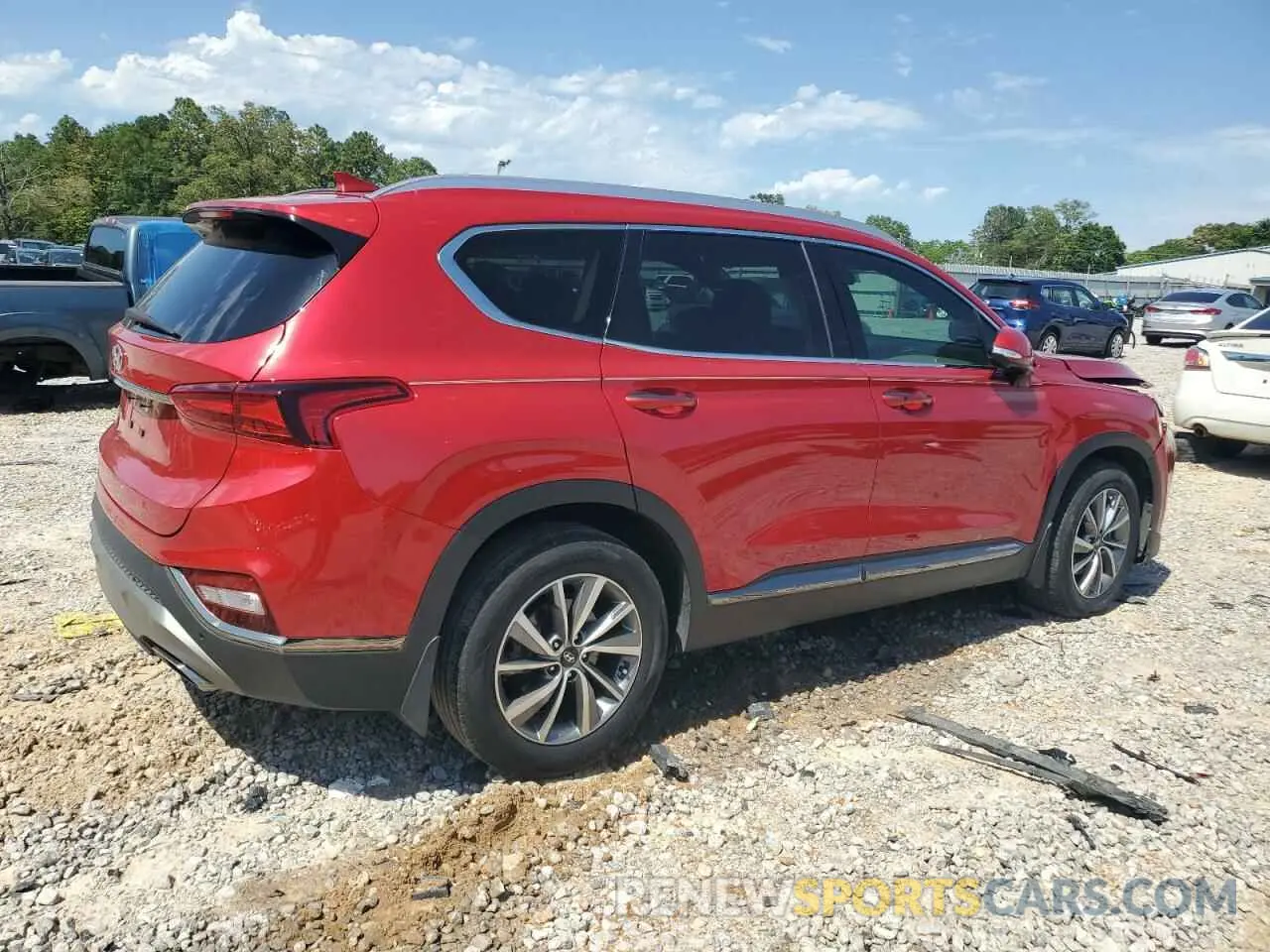 3 Photograph of a damaged car 5NMS53AD5LH225323 HYUNDAI SANTA FE 2020