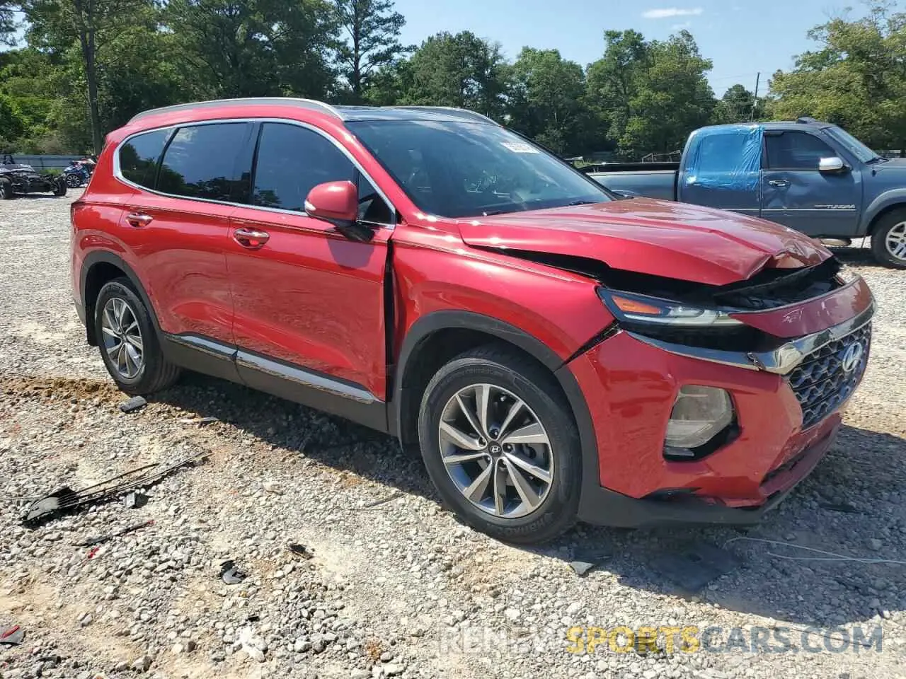 4 Photograph of a damaged car 5NMS53AD5LH225323 HYUNDAI SANTA FE 2020