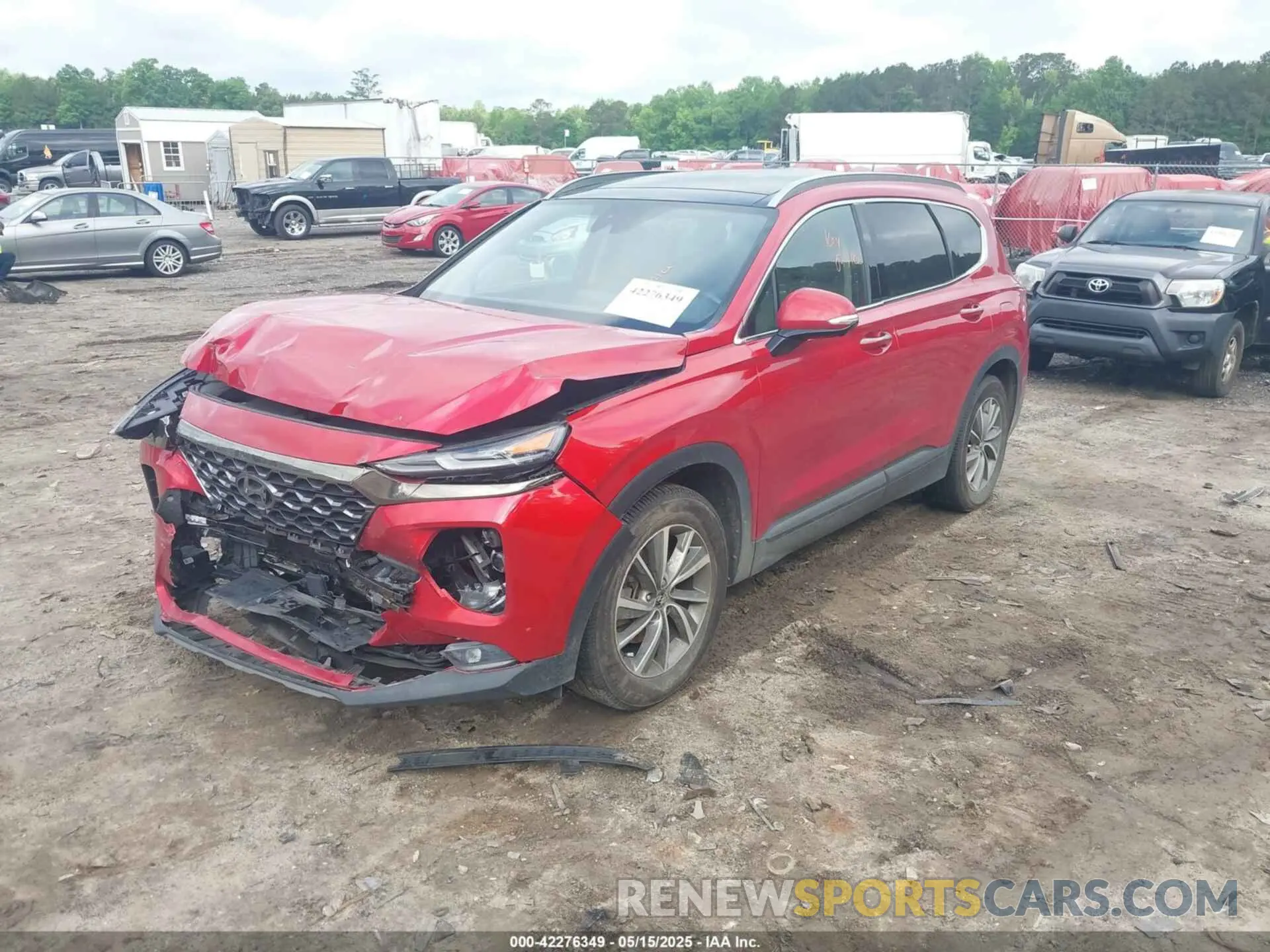 2 Photograph of a damaged car 5NMS53AD5LH294609 HYUNDAI SANTA FE 2020