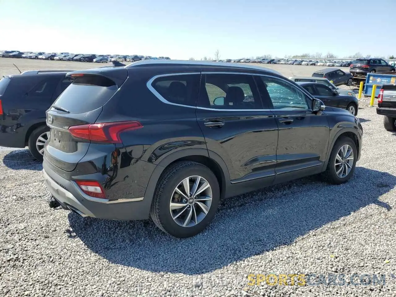 3 Photograph of a damaged car 5NMS53AD6LH270111 HYUNDAI SANTA FE 2020