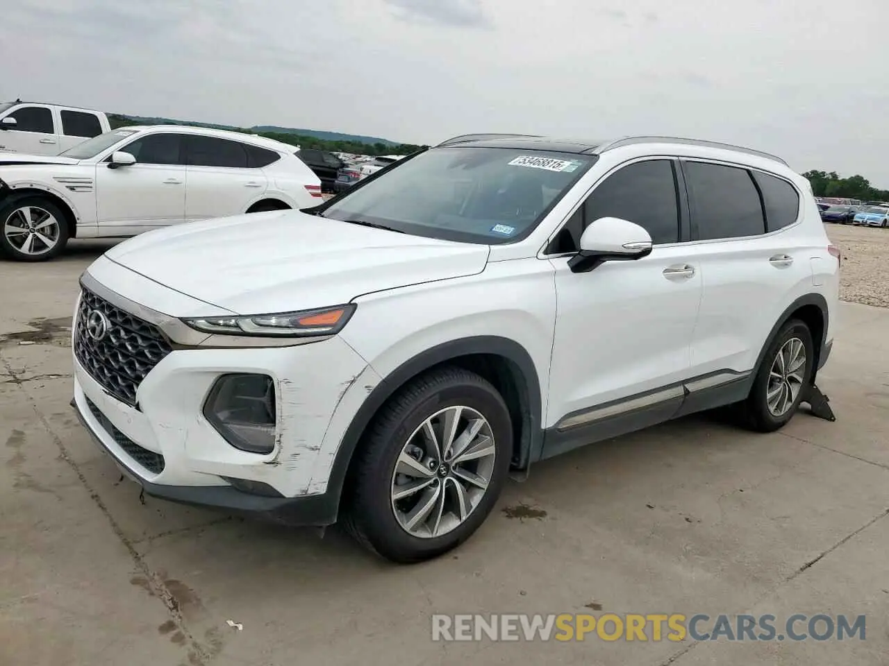 1 Photograph of a damaged car 5NMS53AD7LH231060 HYUNDAI SANTA FE 2020