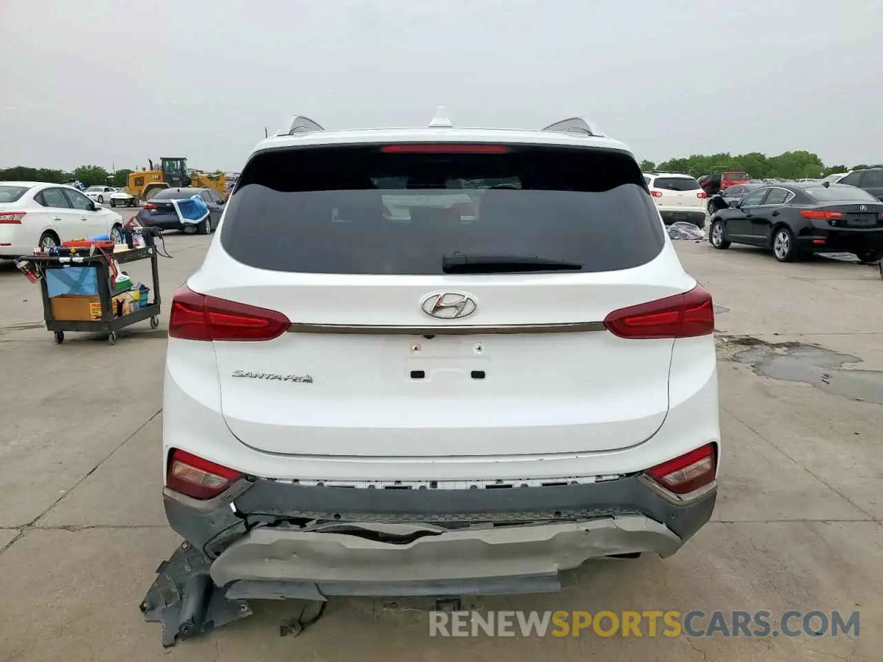 6 Photograph of a damaged car 5NMS53AD7LH231060 HYUNDAI SANTA FE 2020