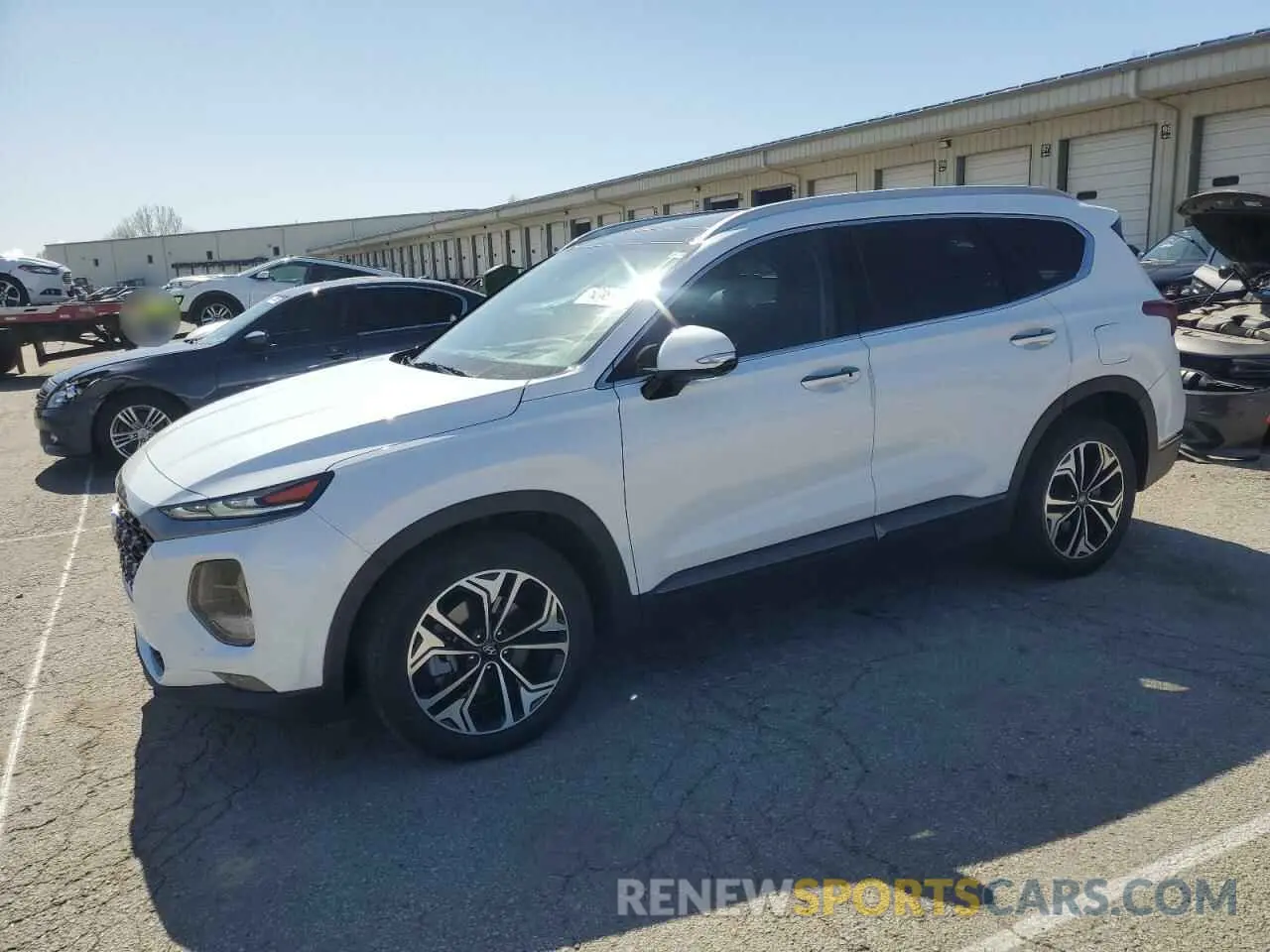1 Photograph of a damaged car 5NMS5CAA2LH286523 HYUNDAI SANTA FE 2020