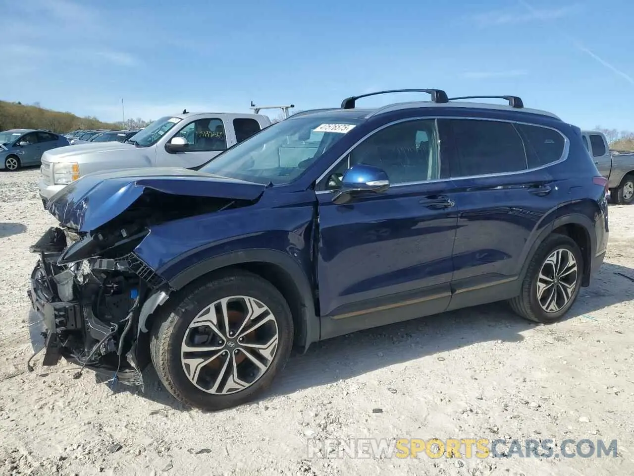 1 Photograph of a damaged car 5NMS5CAA2LH297585 HYUNDAI SANTA FE 2020