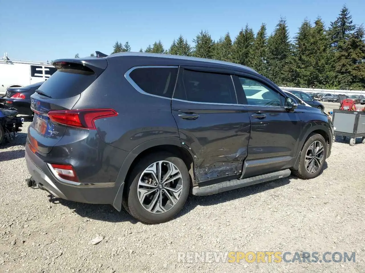 3 Photograph of a damaged car 5NMS5CAA5LH266346 HYUNDAI SANTA FE 2020