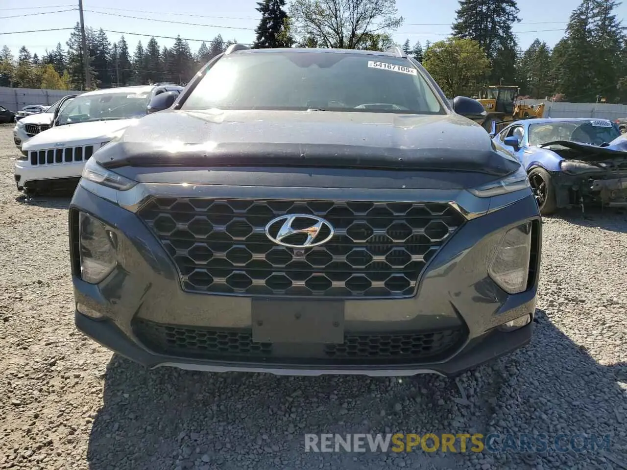 5 Photograph of a damaged car 5NMS5CAA5LH266346 HYUNDAI SANTA FE 2020