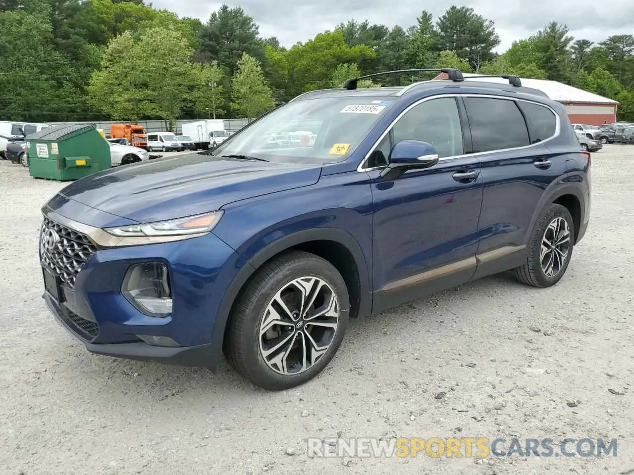 1 Photograph of a damaged car 5NMS5CAA6LH209556 HYUNDAI SANTA FE 2020
