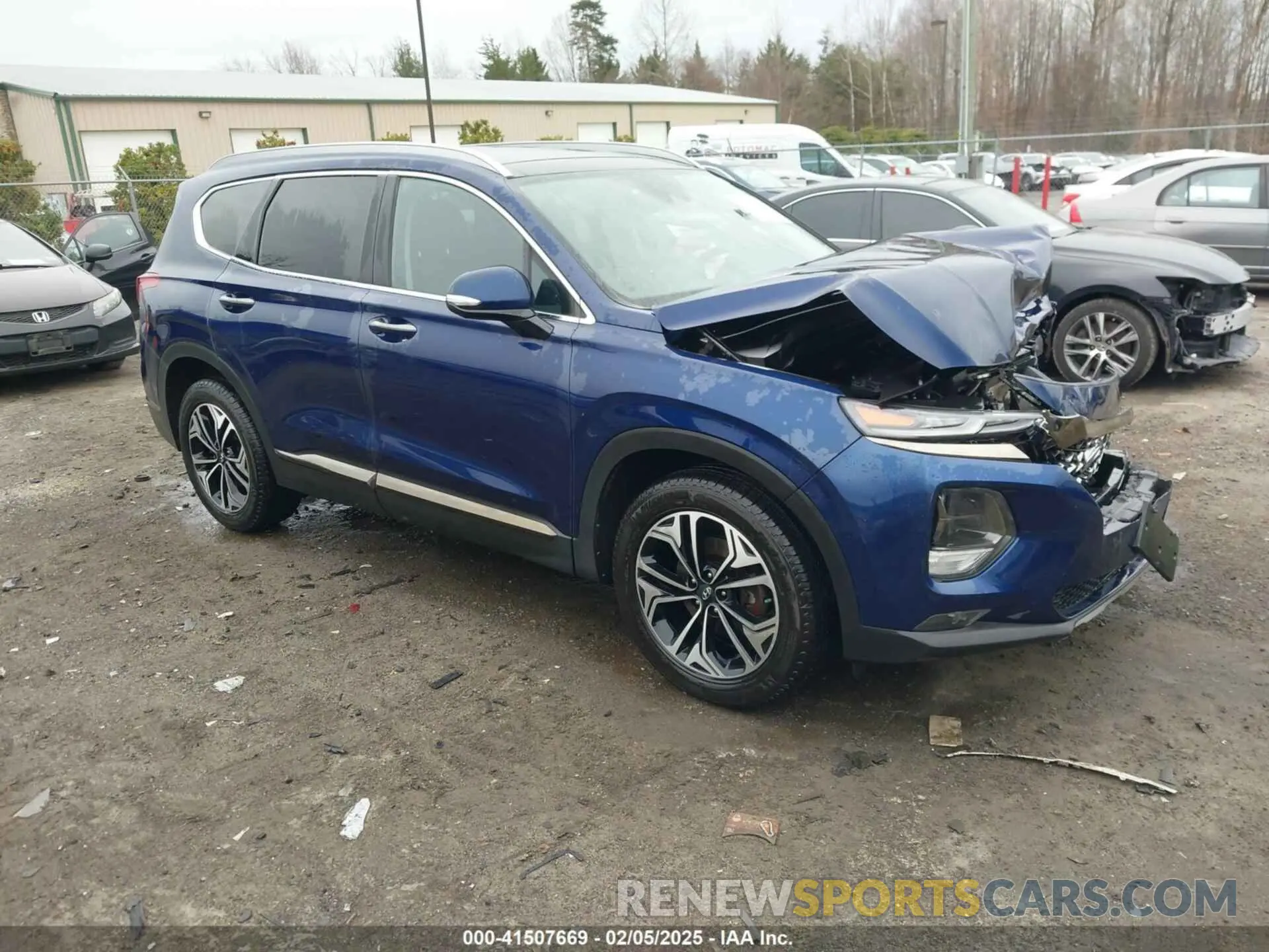 1 Photograph of a damaged car 5NMS5CAA6LH276416 HYUNDAI SANTA FE 2020
