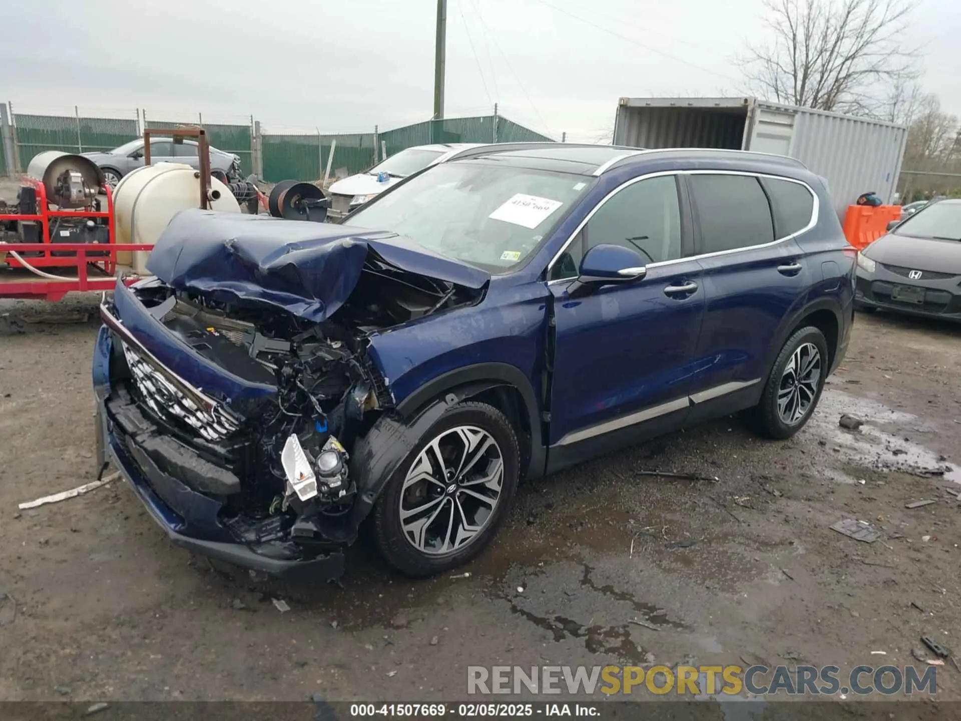 2 Photograph of a damaged car 5NMS5CAA6LH276416 HYUNDAI SANTA FE 2020