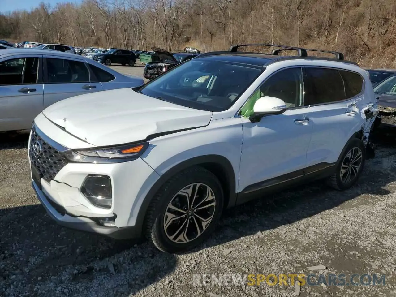 1 Photograph of a damaged car 5NMS5CAAXLH223699 HYUNDAI SANTA FE 2020