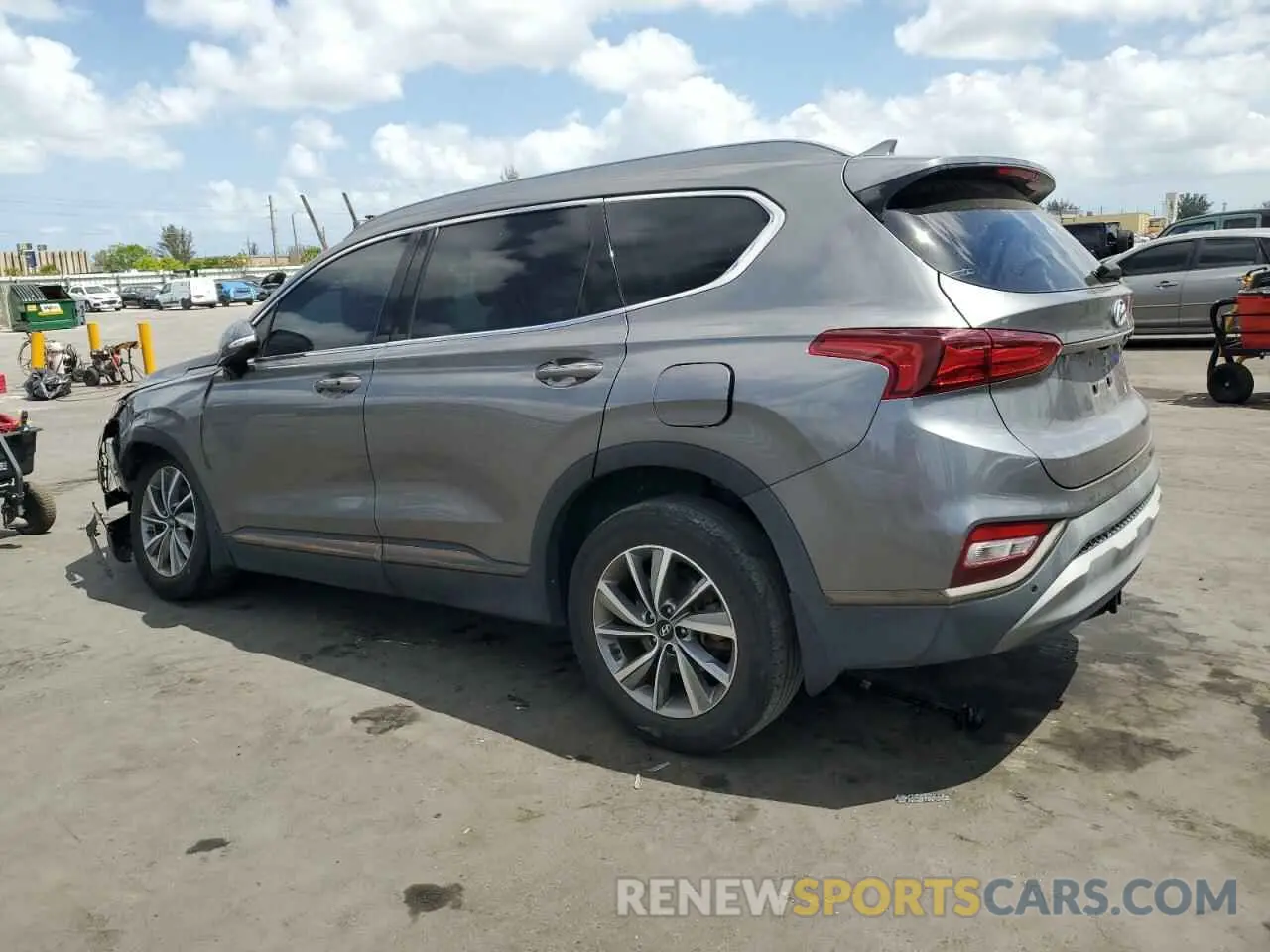 2 Photograph of a damaged car 5NMS5CAD2LH163878 HYUNDAI SANTA FE 2020