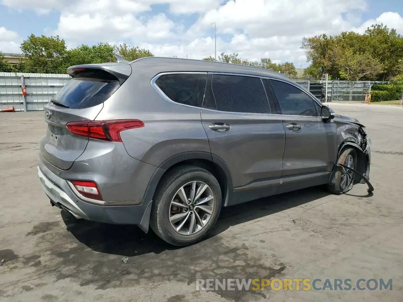 3 Photograph of a damaged car 5NMS5CAD2LH163878 HYUNDAI SANTA FE 2020