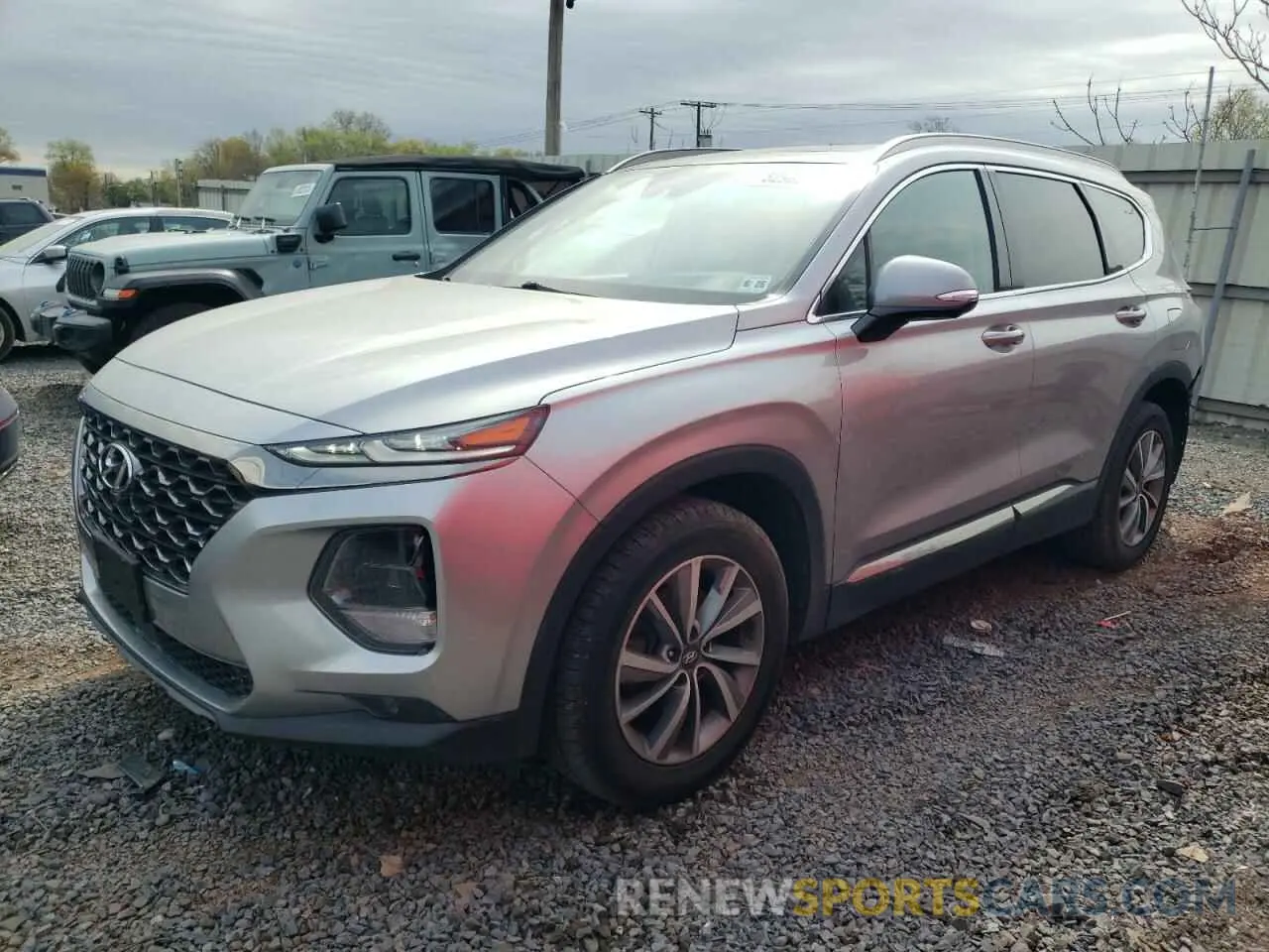 1 Photograph of a damaged car 5NMS5CAD2LH234089 HYUNDAI SANTA FE 2020