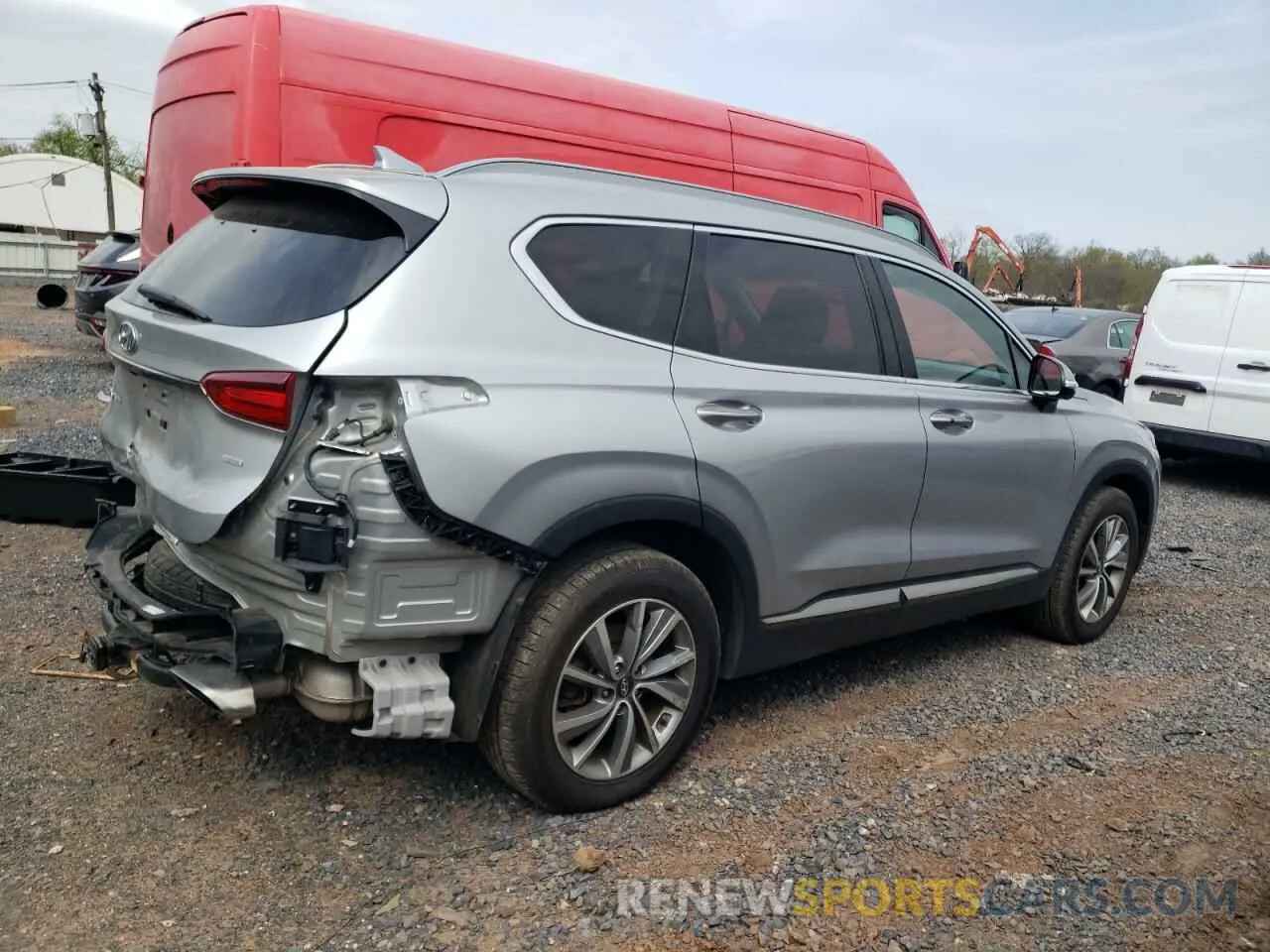 3 Photograph of a damaged car 5NMS5CAD2LH234089 HYUNDAI SANTA FE 2020