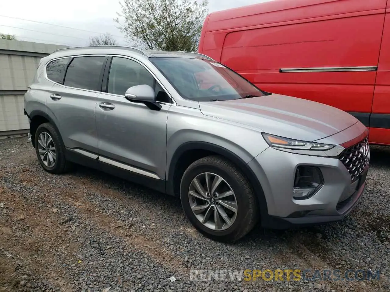 4 Photograph of a damaged car 5NMS5CAD2LH234089 HYUNDAI SANTA FE 2020