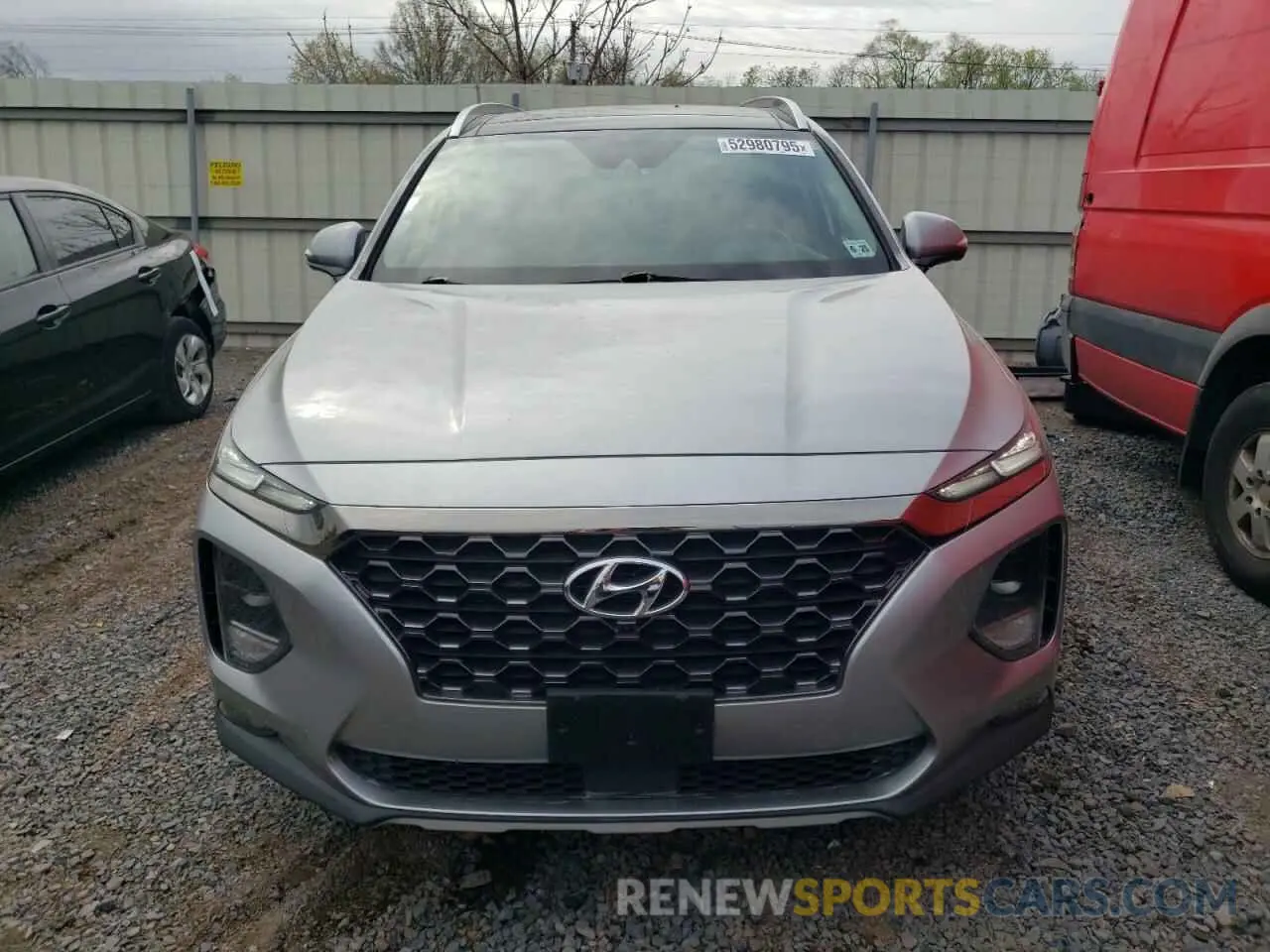 5 Photograph of a damaged car 5NMS5CAD2LH234089 HYUNDAI SANTA FE 2020