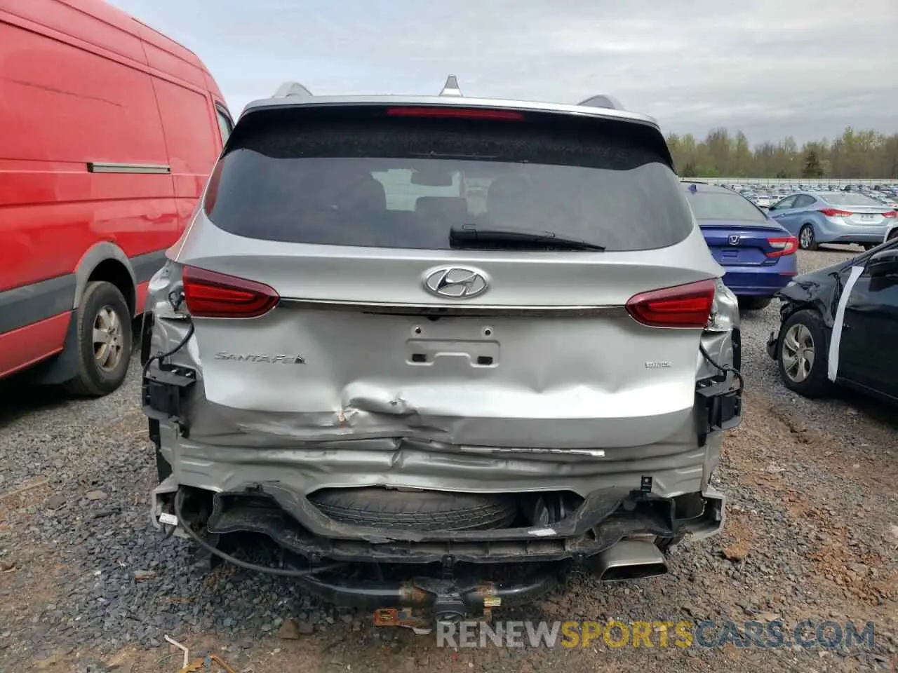 6 Photograph of a damaged car 5NMS5CAD2LH234089 HYUNDAI SANTA FE 2020