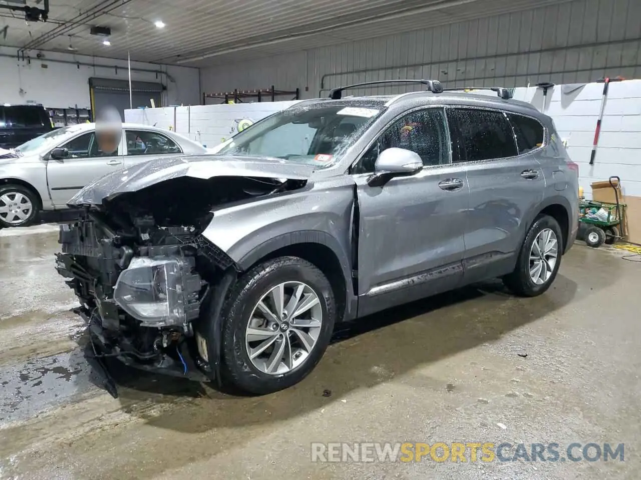 1 Photograph of a damaged car 5NMS5CAD4LH157399 HYUNDAI SANTA FE 2020