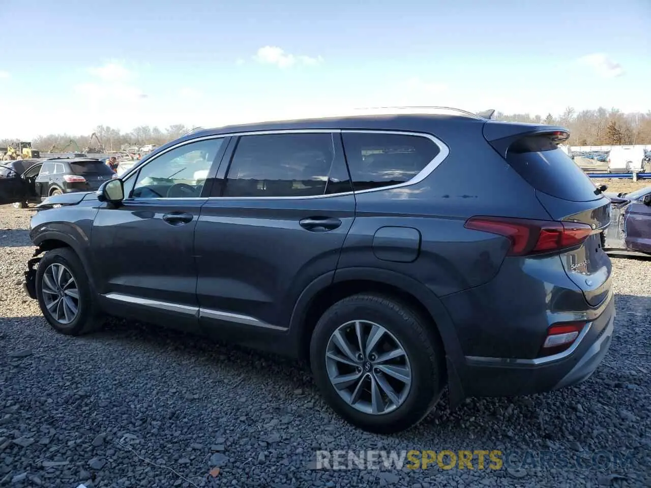 2 Photograph of a damaged car 5NMS5CAD4LH233428 HYUNDAI SANTA FE 2020