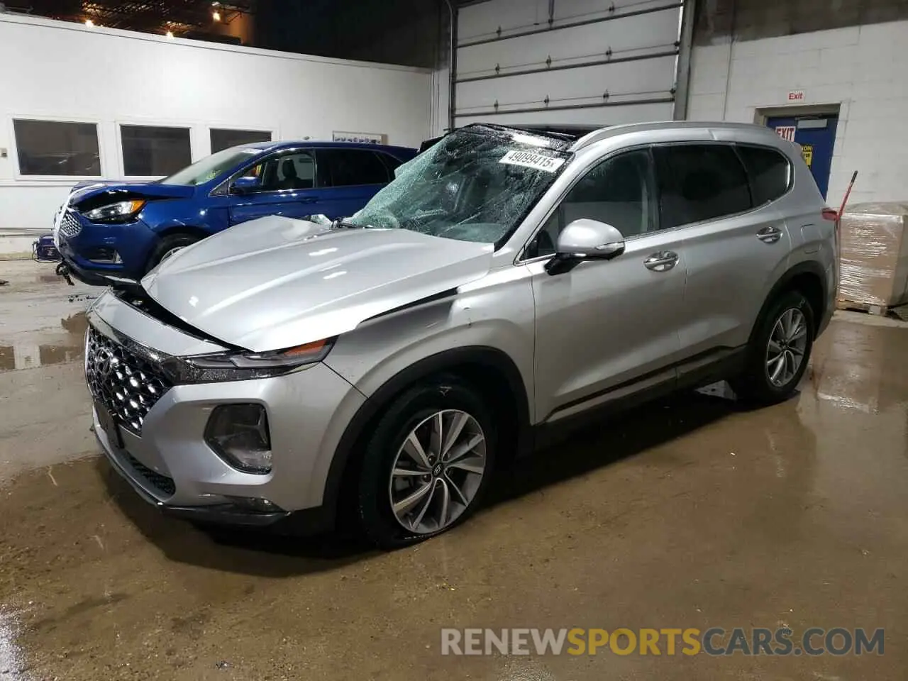 1 Photograph of a damaged car 5NMS5CAD5LH269323 HYUNDAI SANTA FE 2020