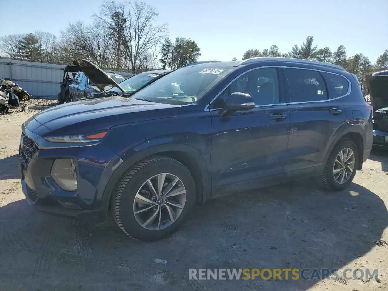 1 Photograph of a damaged car 5NMS5CAD6LH274031 HYUNDAI SANTA FE 2020