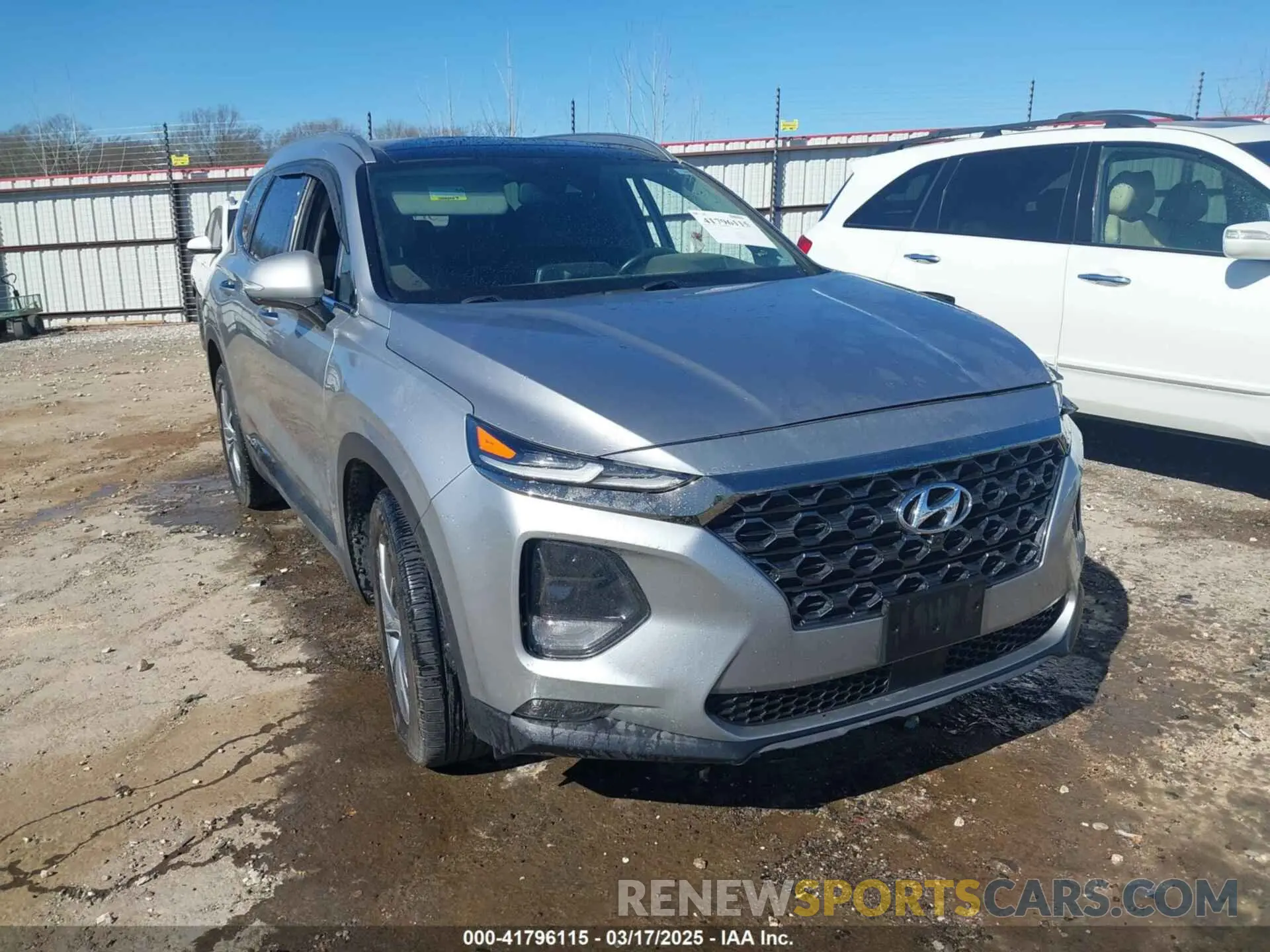1 Photograph of a damaged car 5NMS5CAD6LH304340 HYUNDAI SANTA FE 2020