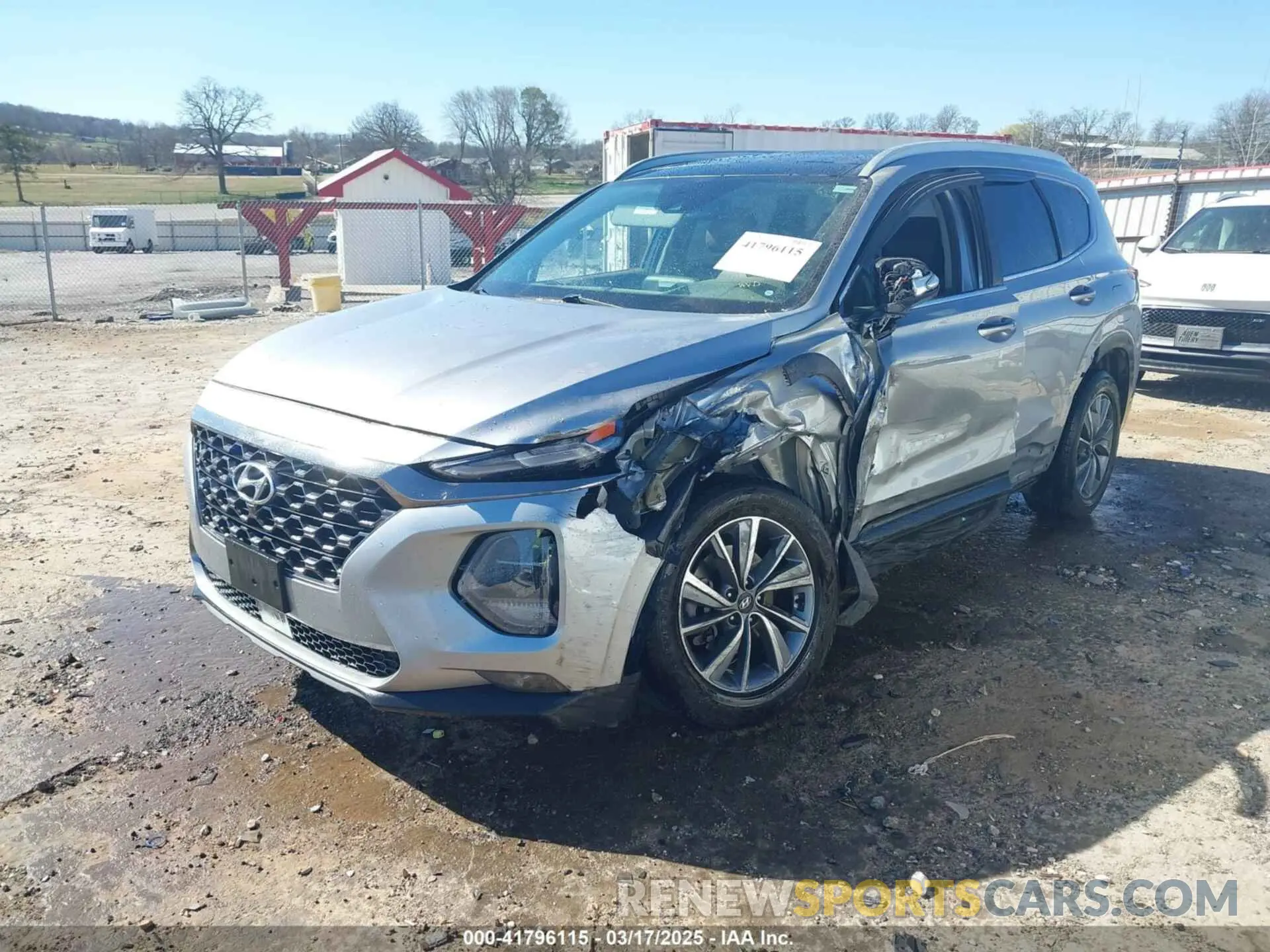 2 Photograph of a damaged car 5NMS5CAD6LH304340 HYUNDAI SANTA FE 2020