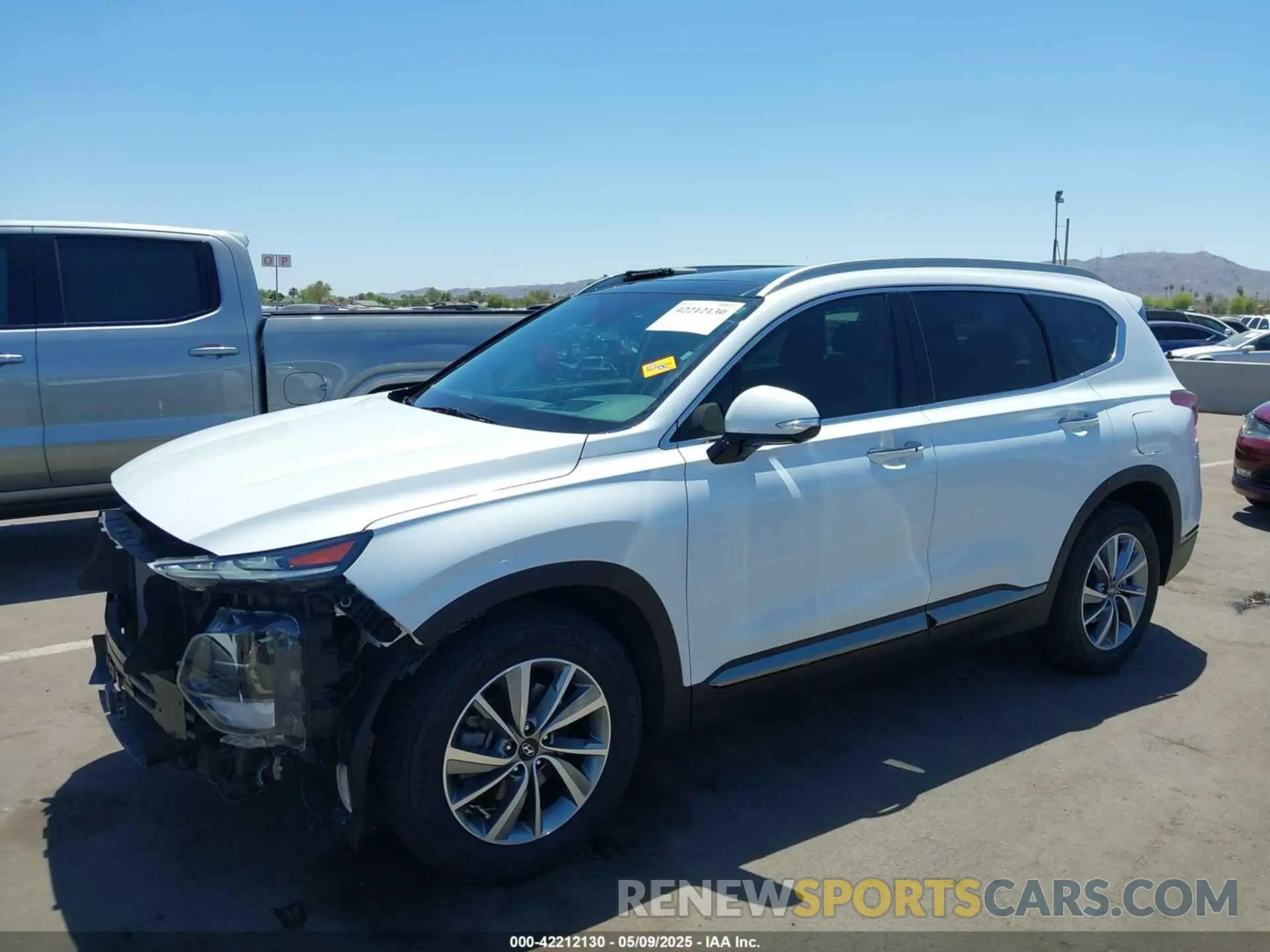 2 Photograph of a damaged car 5NMS5CAD8LH209374 HYUNDAI SANTA FE 2020