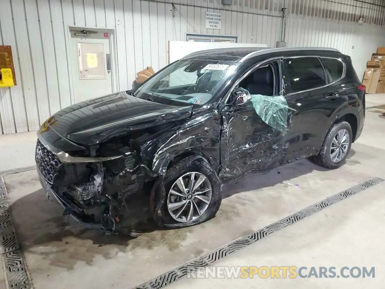 1 Photograph of a damaged car 5NMS5CAD9LH185215 HYUNDAI SANTA FE 2020
