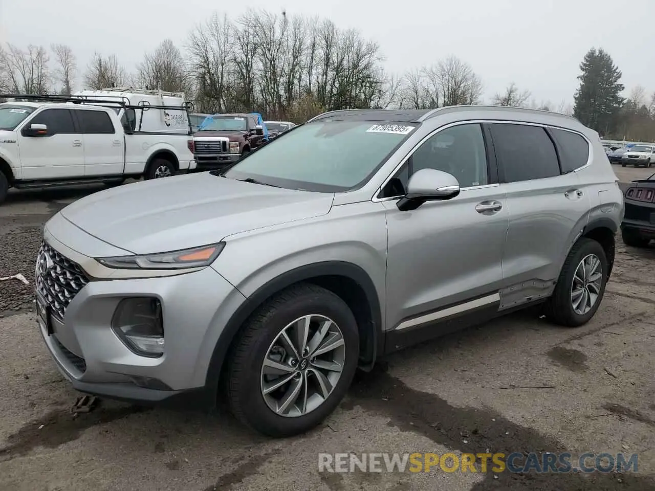 1 Photograph of a damaged car 5NMS5CADXLH187314 HYUNDAI SANTA FE 2020