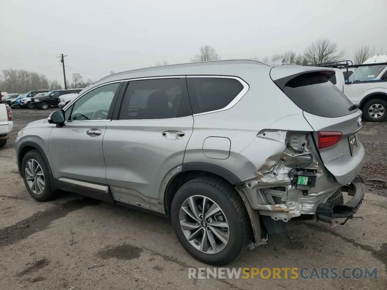 2 Photograph of a damaged car 5NMS5CADXLH187314 HYUNDAI SANTA FE 2020