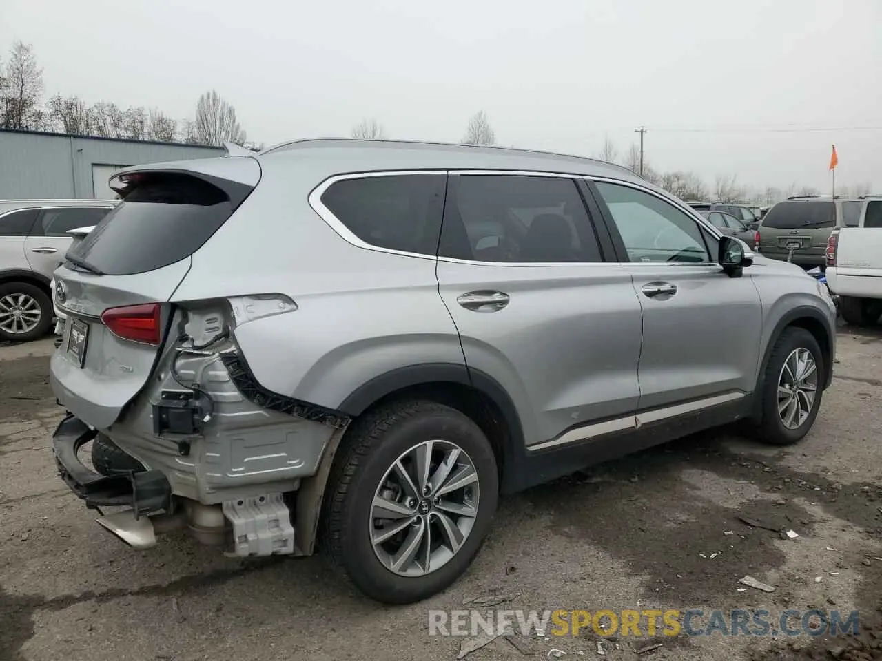 3 Photograph of a damaged car 5NMS5CADXLH187314 HYUNDAI SANTA FE 2020