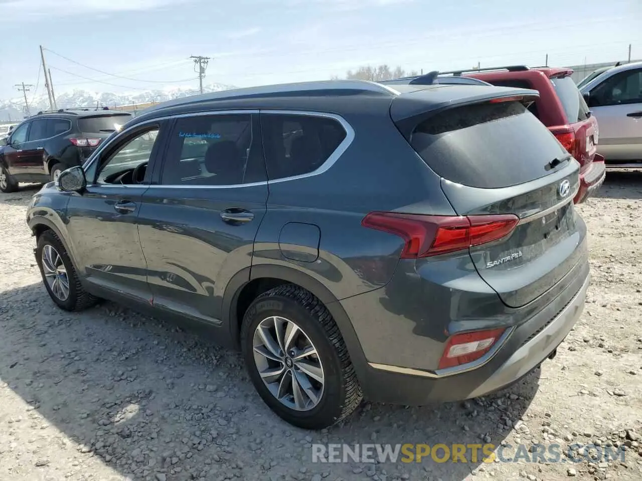 2 Photograph of a damaged car 5NMS5CADXLH208078 HYUNDAI SANTA FE 2020