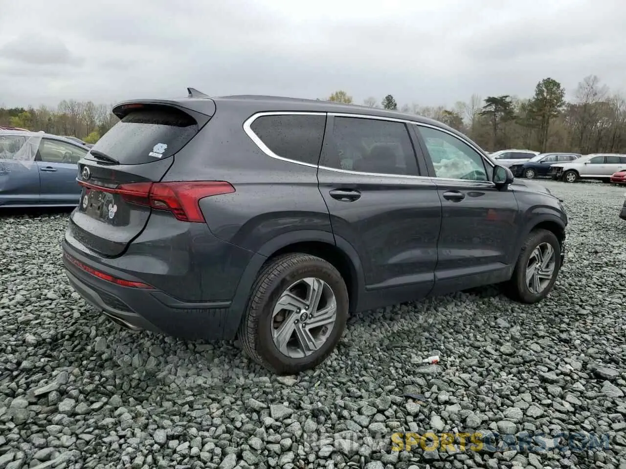 3 Photograph of a damaged car 5NMS14AJ0MH334653 HYUNDAI SANTA FE 2021