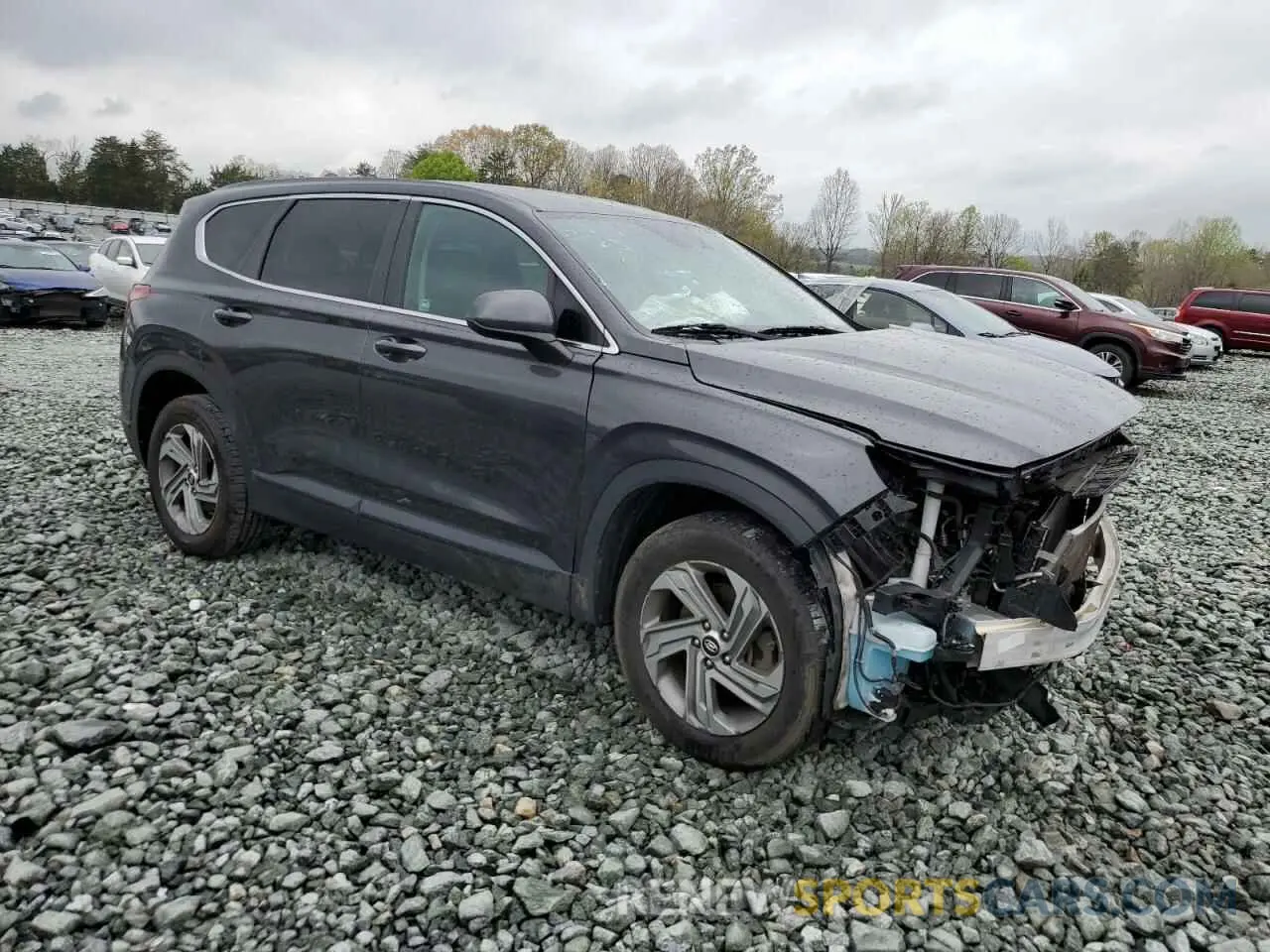 4 Photograph of a damaged car 5NMS14AJ0MH334653 HYUNDAI SANTA FE 2021