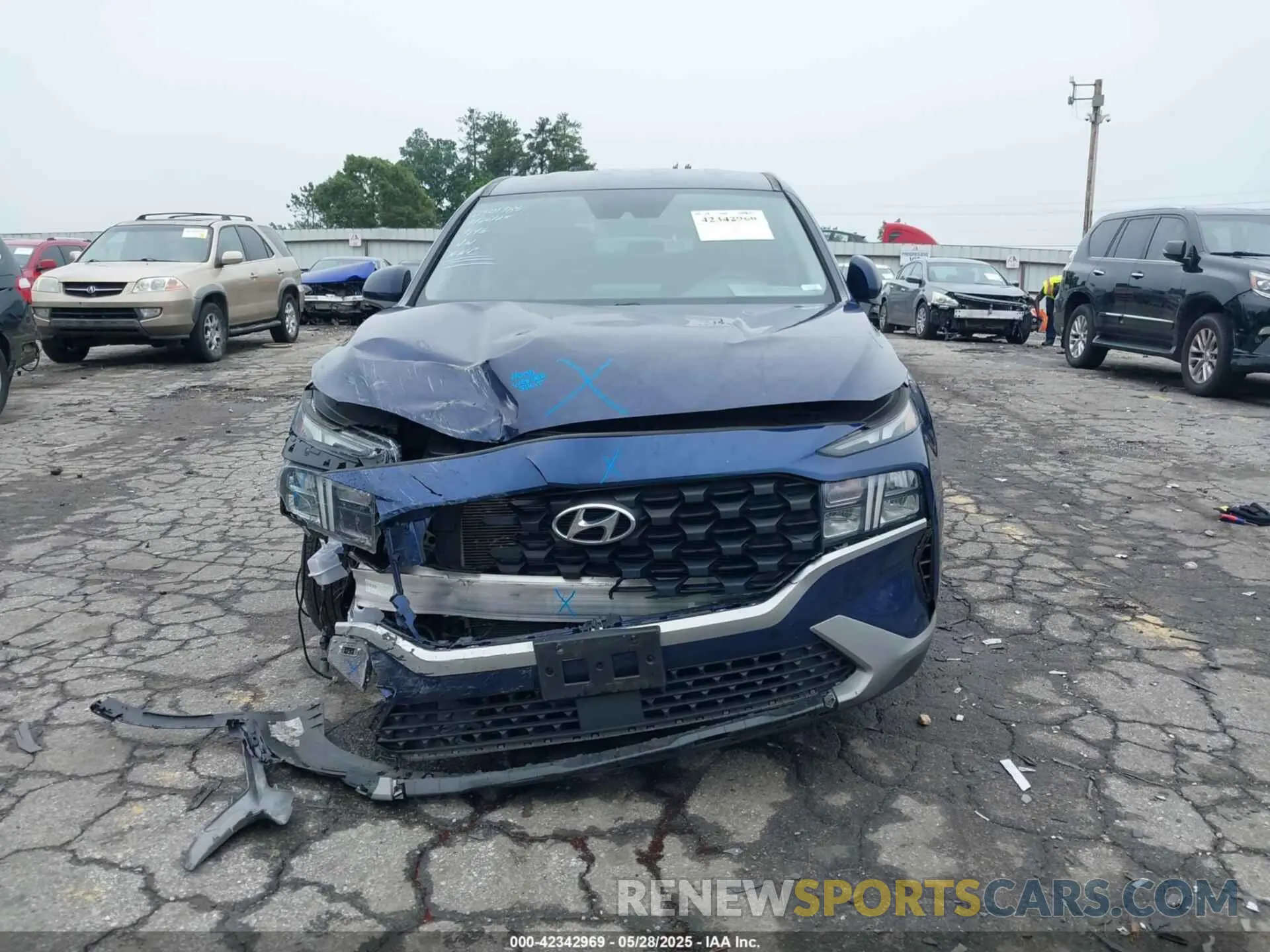 12 Photograph of a damaged car 5NMS14AJ2MH329146 HYUNDAI SANTA FE 2021
