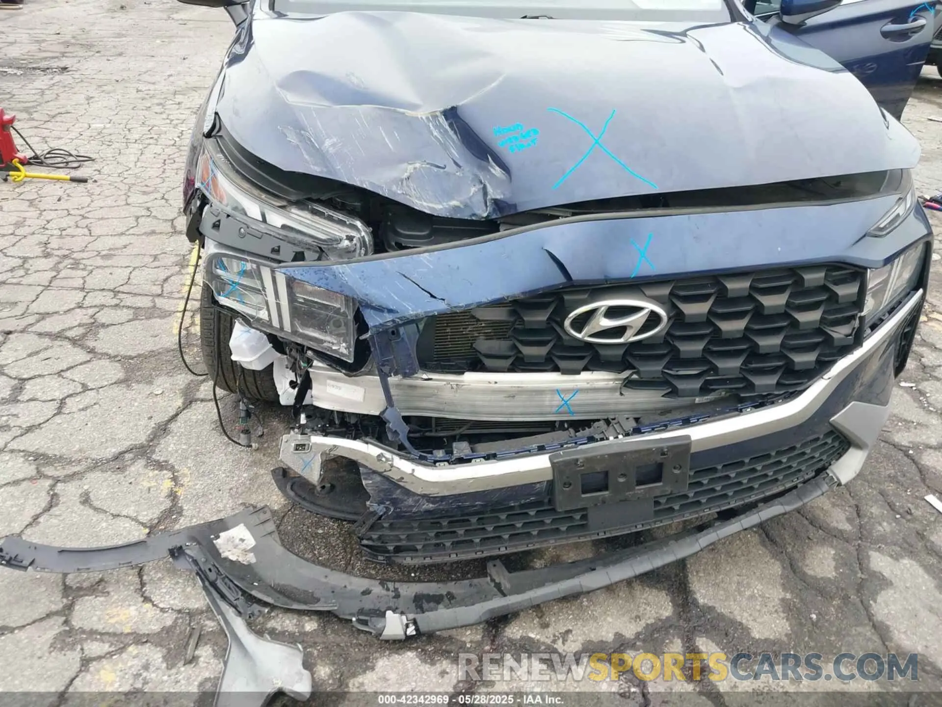 6 Photograph of a damaged car 5NMS14AJ2MH329146 HYUNDAI SANTA FE 2021
