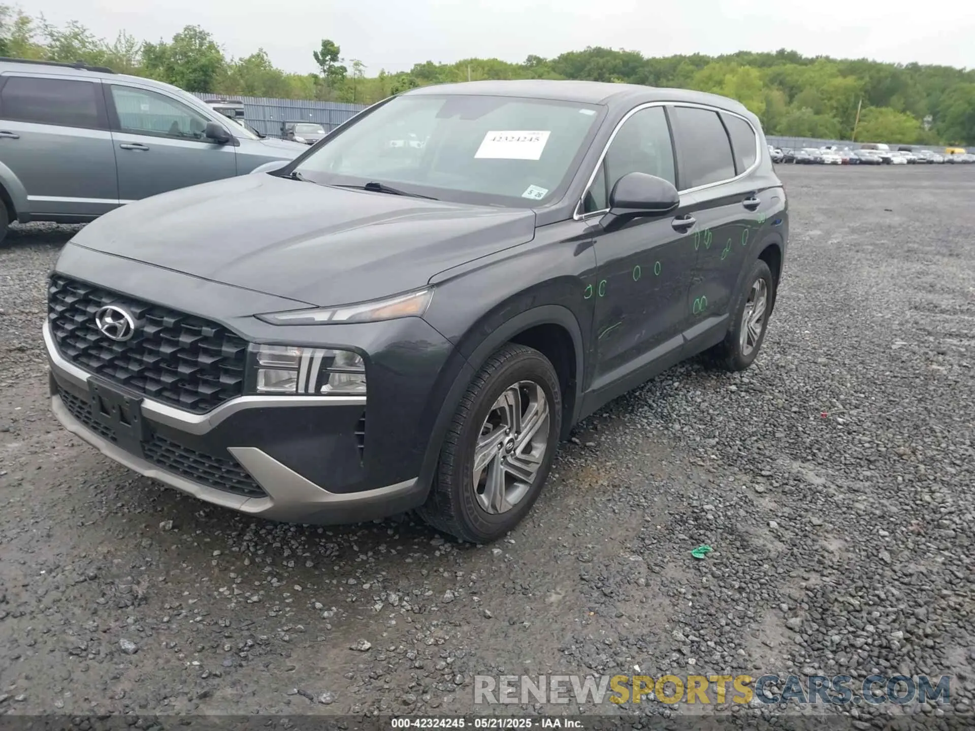 2 Photograph of a damaged car 5NMS14AJ2MH332810 HYUNDAI SANTA FE 2021